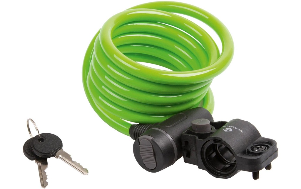 M-Wave Antivol pour vélo S 10.18 Câble spiralé