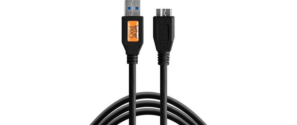 Tether Tools Câble TetherPro USB 3.0 vers Micro-B, 1.8 m Noir