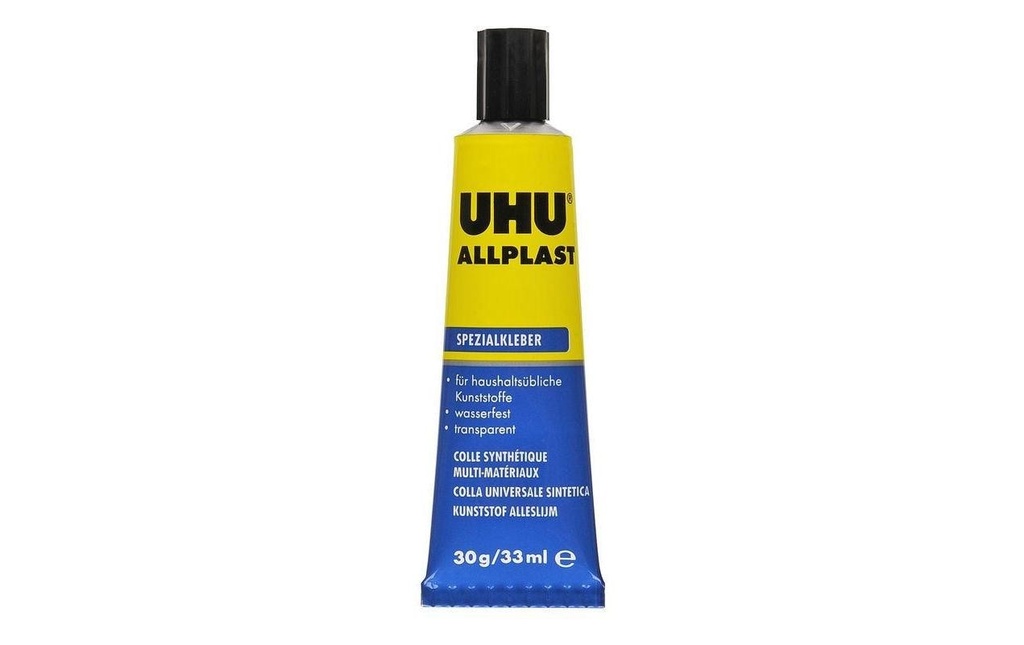 UHU Colle Allplast 1 Pièce/s, Transparent