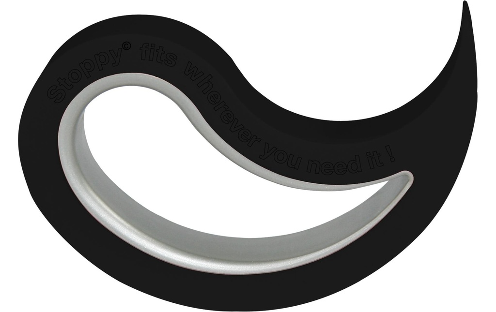 CPC Protection de porte 10 x 5.5 x 2 cm, noir