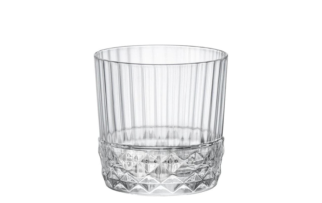 Bormioli Rocco Verre à whisky Les 20 ans de l'Amérique 380 ml, 4 Pièce/s, Transparent