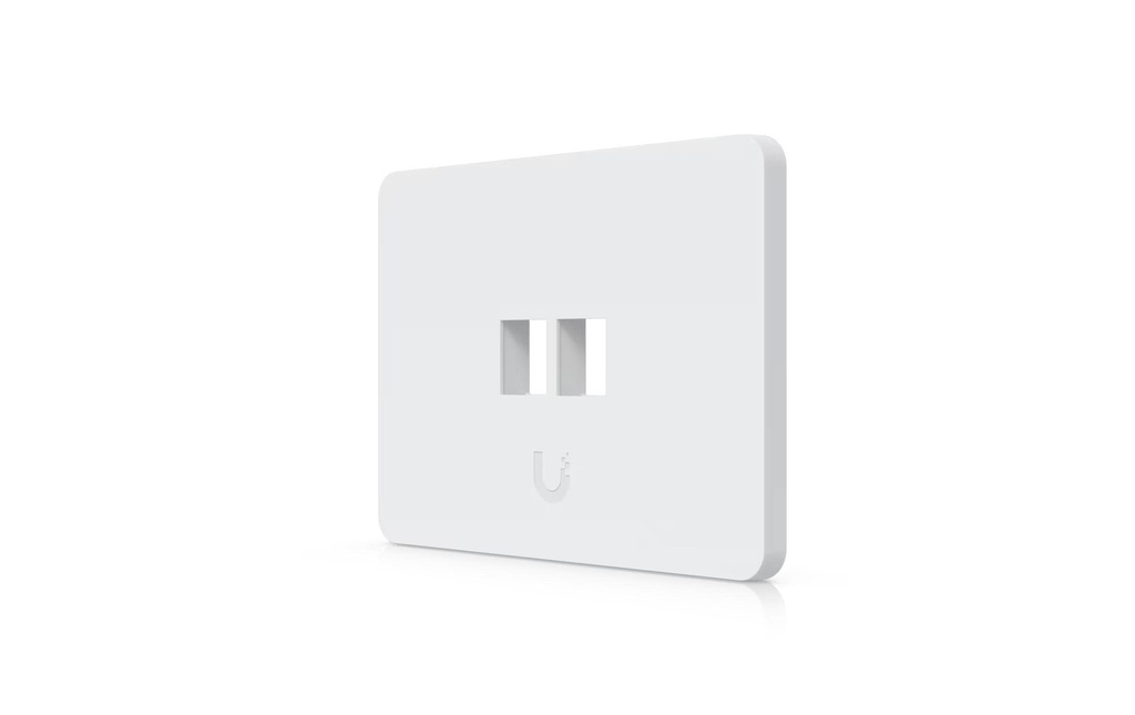 Ubiquiti Horizontal Paintable Keystone Wall Plate 2-Port, pack de 4