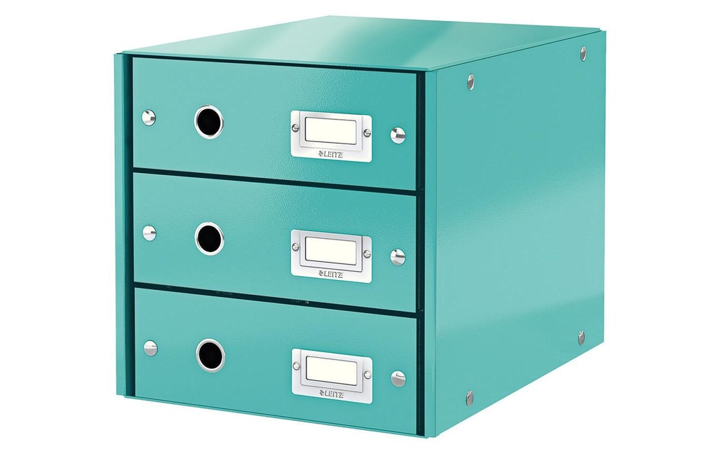 LEITZ Mod.tiroir Click&St.3tir.bleu