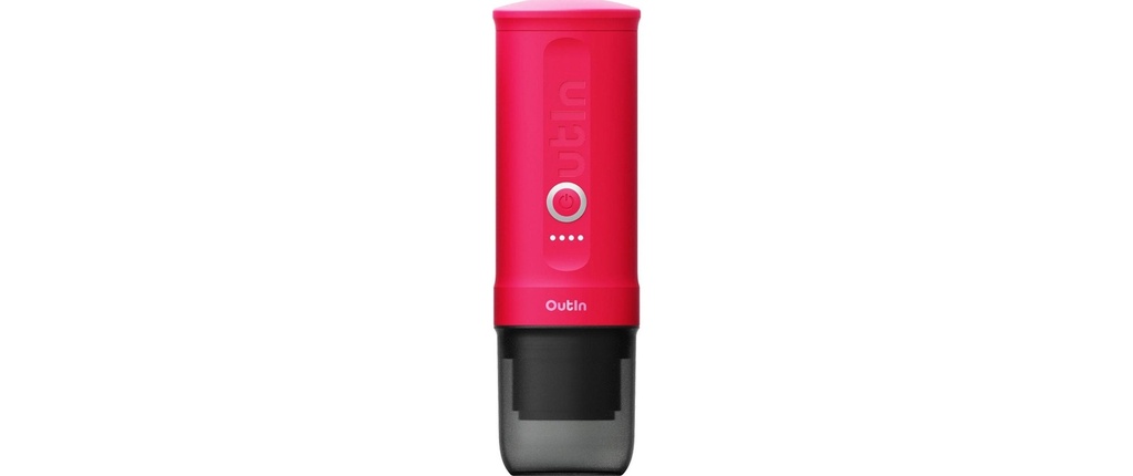 OUTIN Machine à café portable Nano Rouge