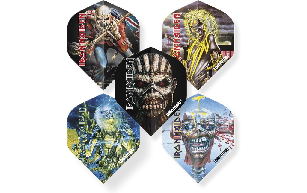 Winmau Dartflights Iron Maiden 15 pièces