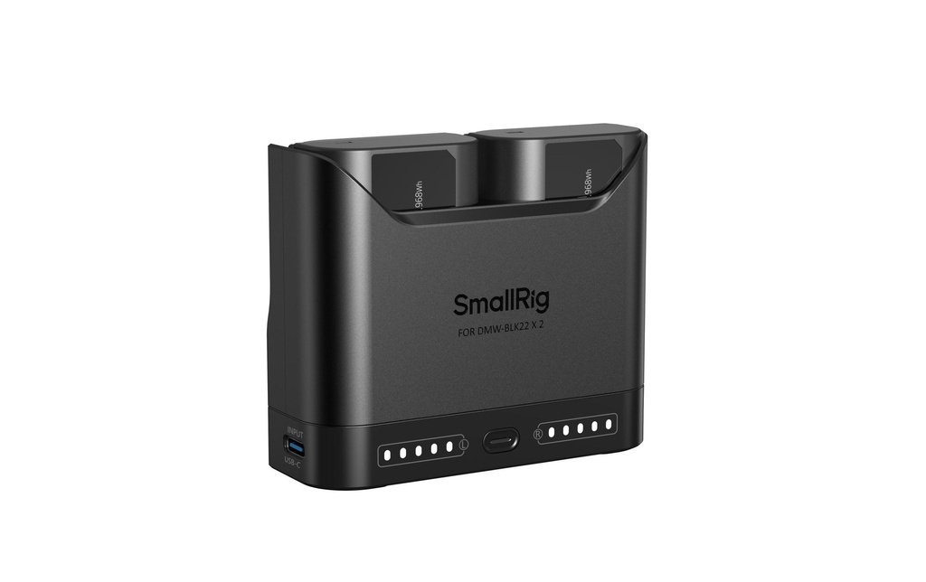 Smallrig Batterie pour Appareils photo numérique Kit chargeur Turbo avec 2x batterie DMW-BLK22
