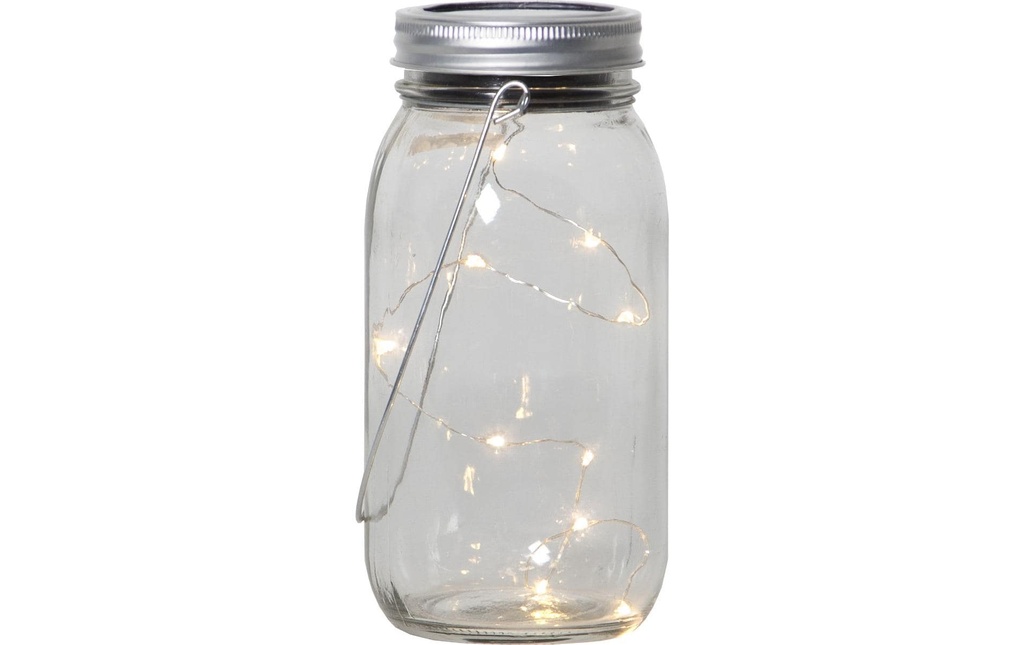 Star Trading Lanterne Solar Jamjar Transparent