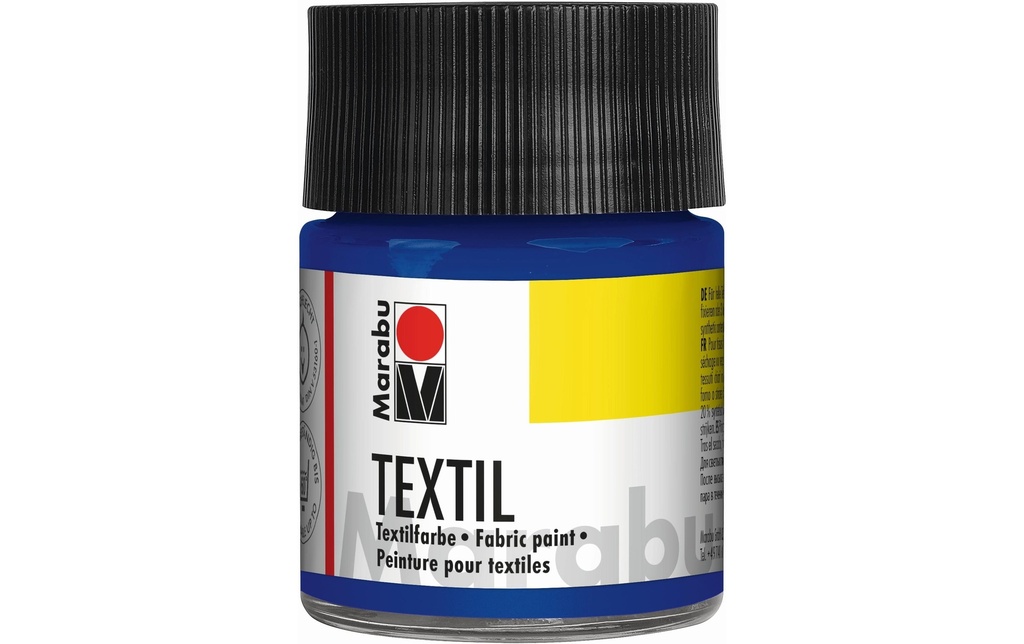 MARABU Textile 50 ml bleu moyen (50 pces)