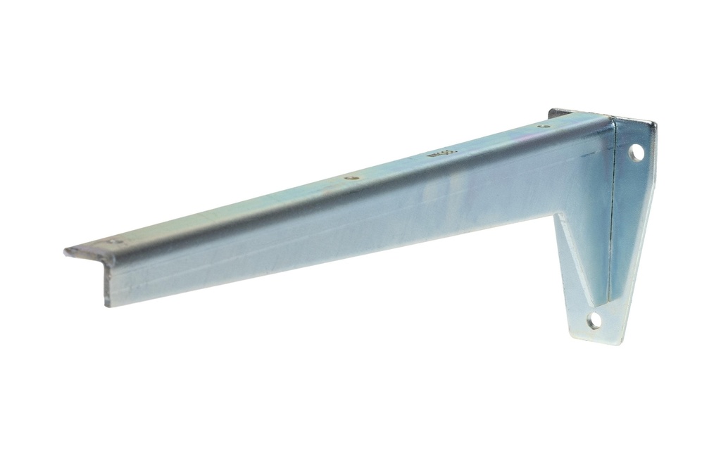 STRUCT Console en acier galvanisé 33 x 10 cm Gris argent