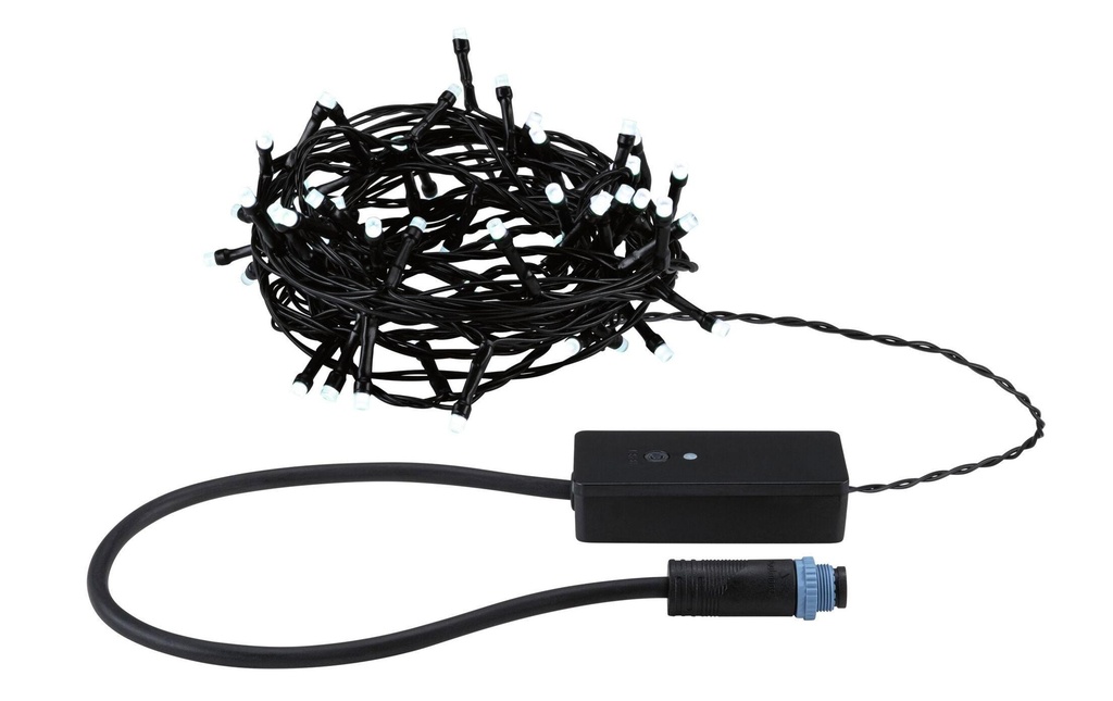 Paulmann Guirlande lumineuse LED Plug & Shine Yuna 7.4 m, RGB, noir