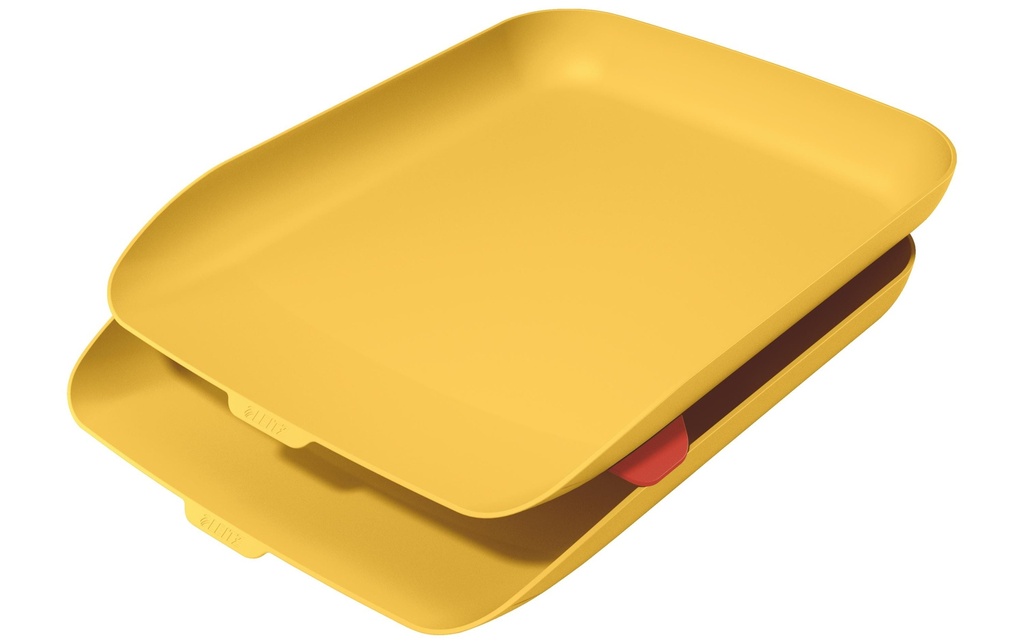 Leitz Panier Cosy, ensemble de 2 Jaune