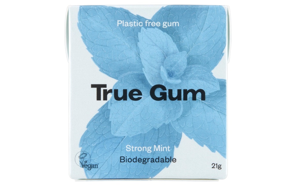 True Gum Chewing-gum Menthe forte 21 g