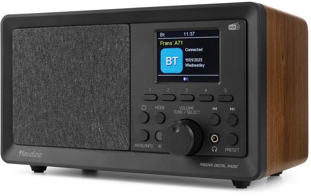 Audizio Radio DAB+ Padova Brun/Noir