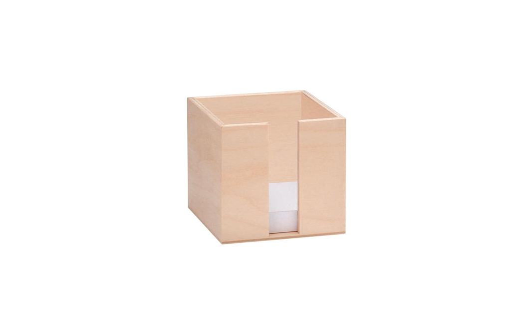 Glorex Article en bois Boîte de notes avec contenu
