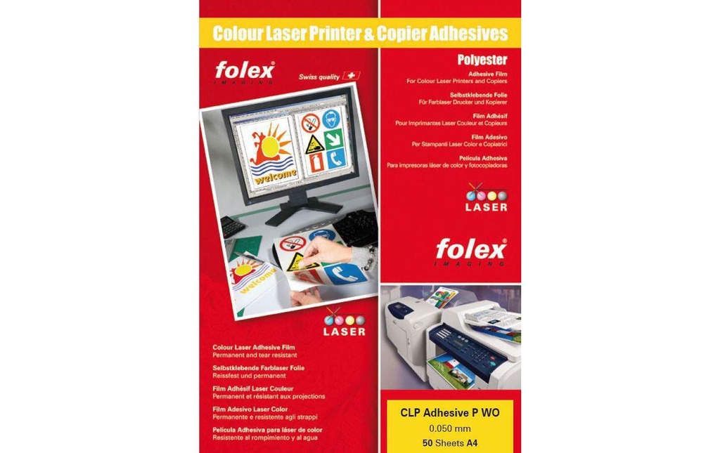 FOLEX Film las coul CLP adh P CL A4 (50 pces)