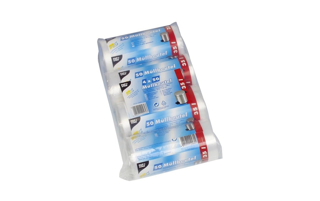 Weita Sacs poubelle Papstar 35 l, 200 Pièce/s
