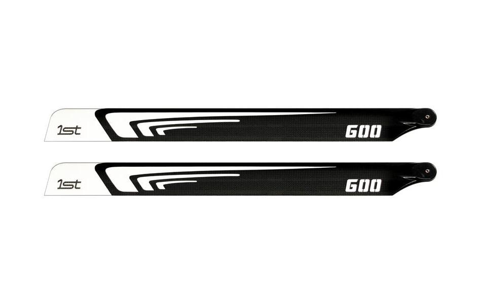 1st Pales de rotor principal Carbon 600 mm FBL 2 pièces