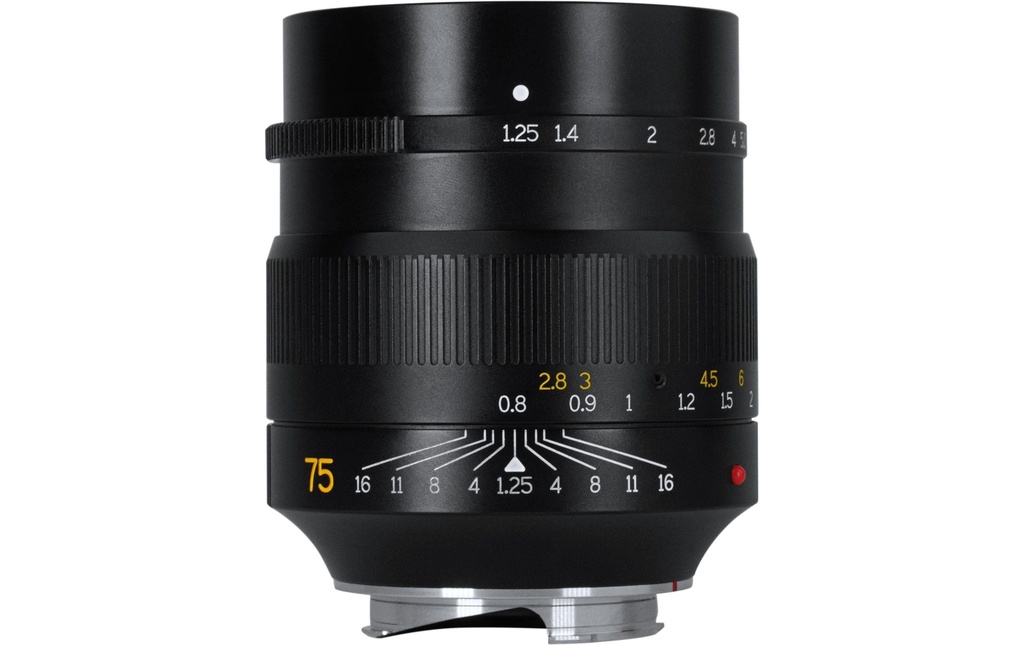 7Artisans Longueur focale fixe 75mm F/1.25 – Leica M