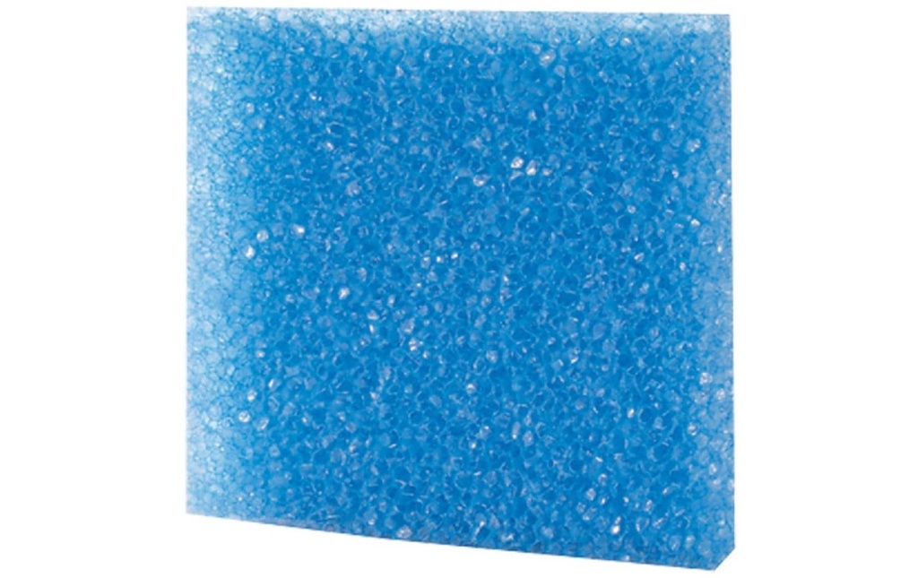 Hobby Aquaristik Accessoires de filtration Mousse filtrante fine, Bleu, 50 x 50 x 3 cm