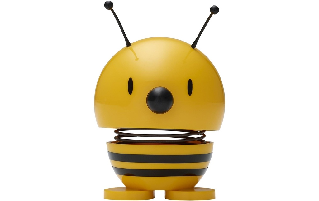 Hoptimist Objet à exposer Bumble Abeille S 6.8 cm, Noir/Jaune