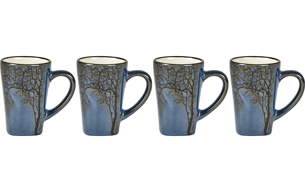 Villa Collection Tasse à expresso Hela 100 ml , 4 Pièce/s, Bleu