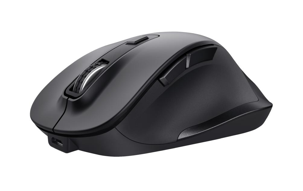 Trust Souris ergonomique Fyda Rechargeable Noir