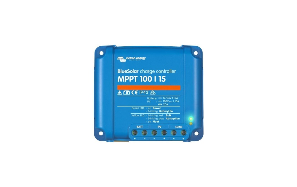 Victron Contrôleur de charge solaire BlueSolar MPPT 100/15, 12-24 V 15A
