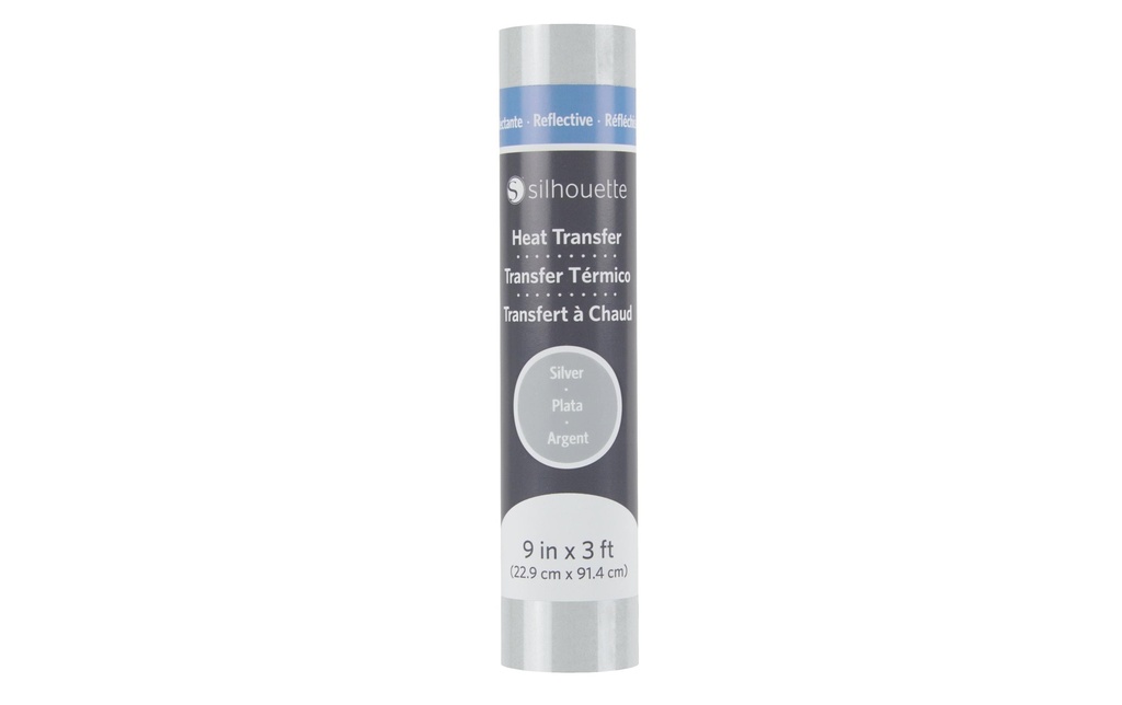 Silhouette Film thermocollant 22.9 cm x 91.4 cm Argent, réfléchissant