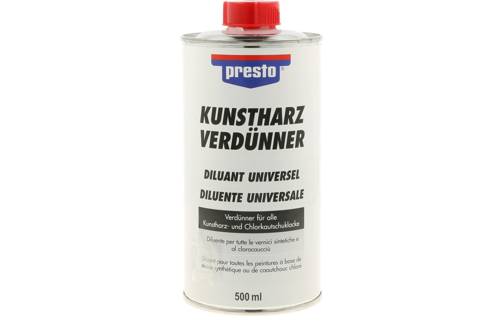 Presto Diluant pour résine synthétique 500 ml