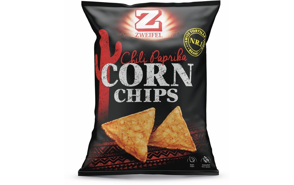 Zweifel Corn Chips Chili Poivron 125 g