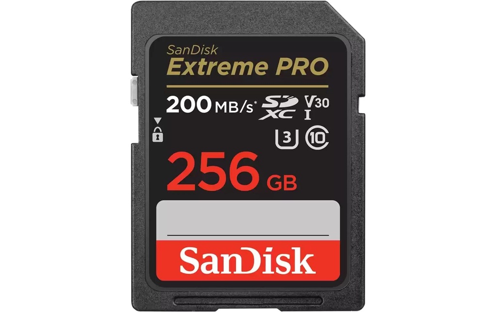 SanDisk Carte SDXC Extreme PRO 256 GB
