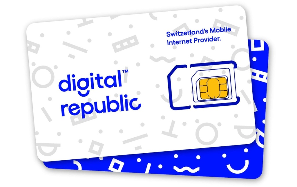 Digital Republic Carte SIM Internet illimité pendant 30 jours - Vitesse moyenne