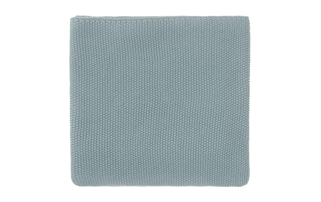 Urbanara Couverture Antua 200 x 200 cm, Vert-gris
