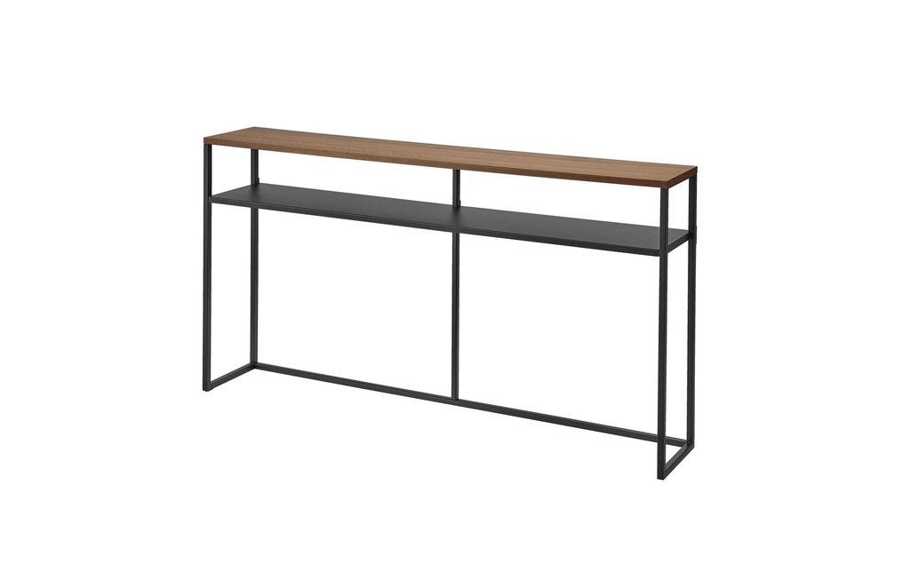 Yamazaki Table console TOWER 126 x 65 cm, Noir