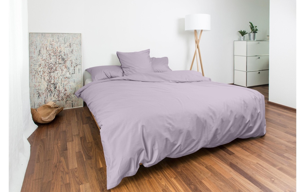 Nobilium Housse de duvet Lino 160 x 210 cm, lilas