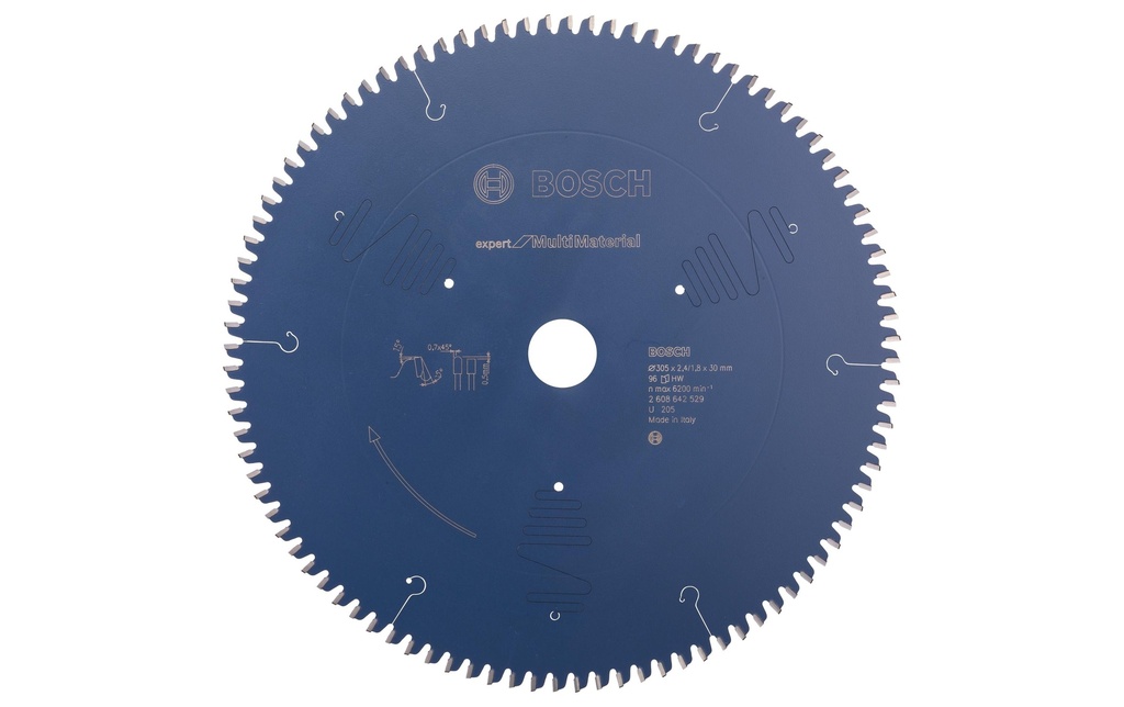Bosch Professional Lame de scie circulaire Expert Multi Material, 305 x 30 x 2.4 mm, Z 96