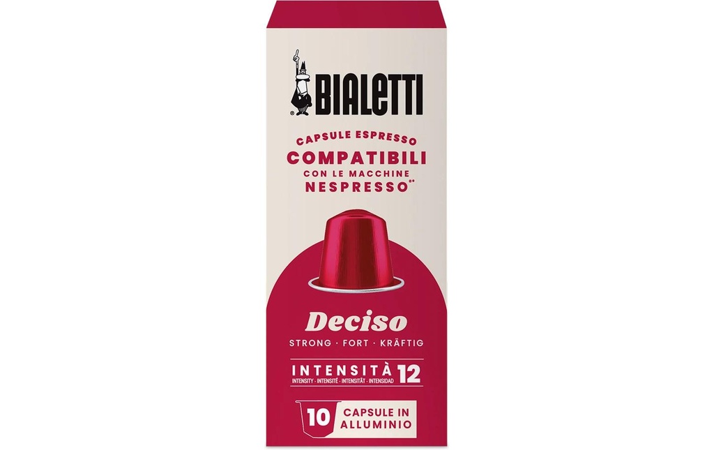 Bialetti Capsules de café Deciso 10 pièces