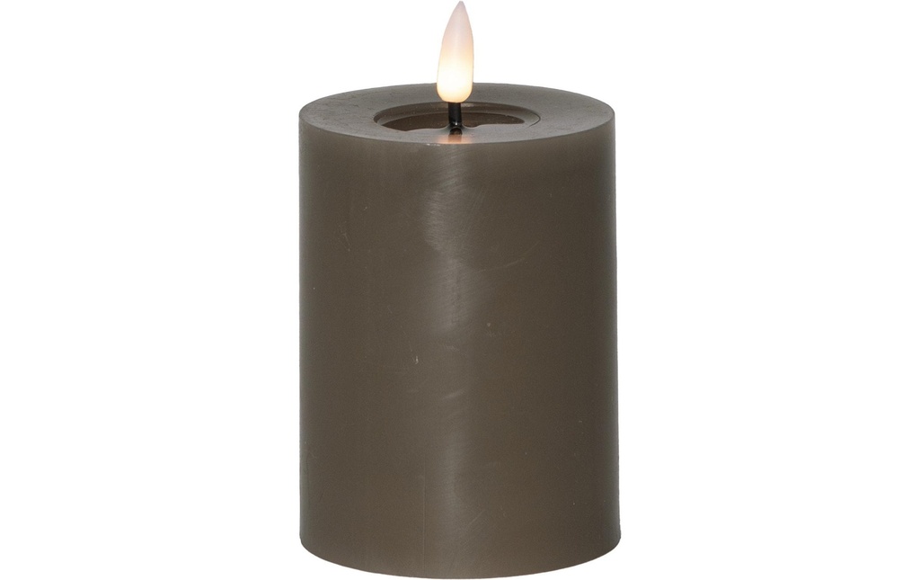 Star Trading Bougie LED Flamme Flow, Marron