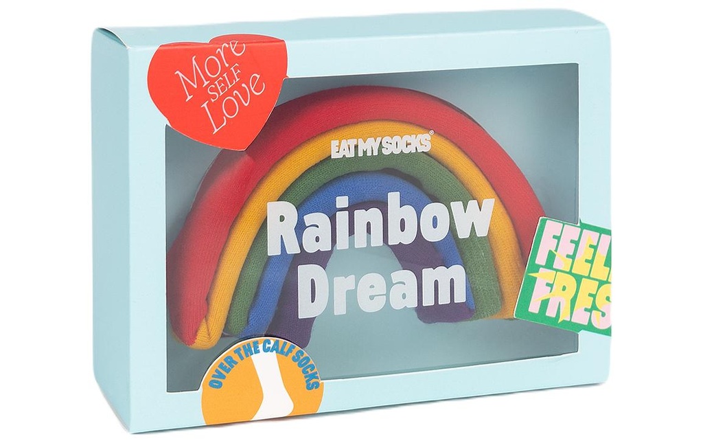 EatMySocks Chaussettes Rainbow Dream 1 paire, One Size