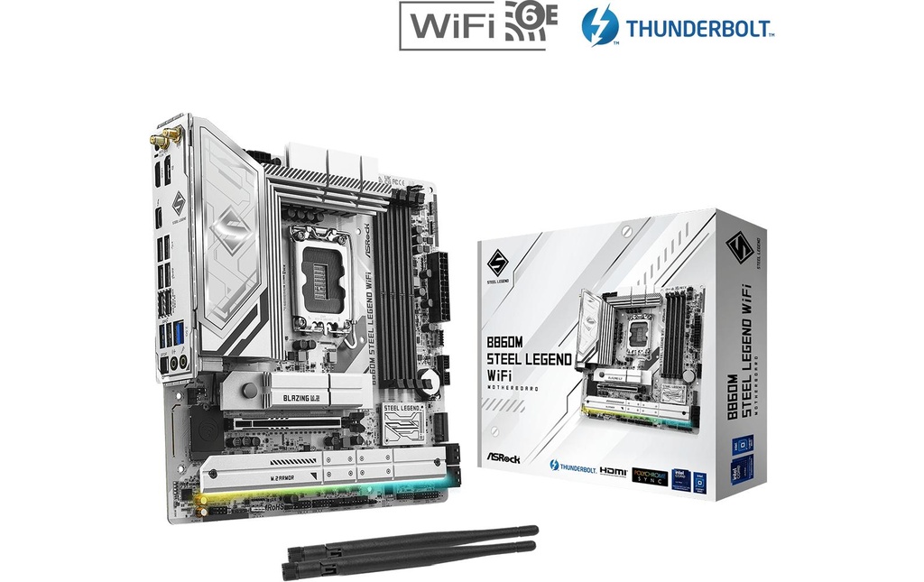 ASRock Carte mère B860M Steel Legend WF