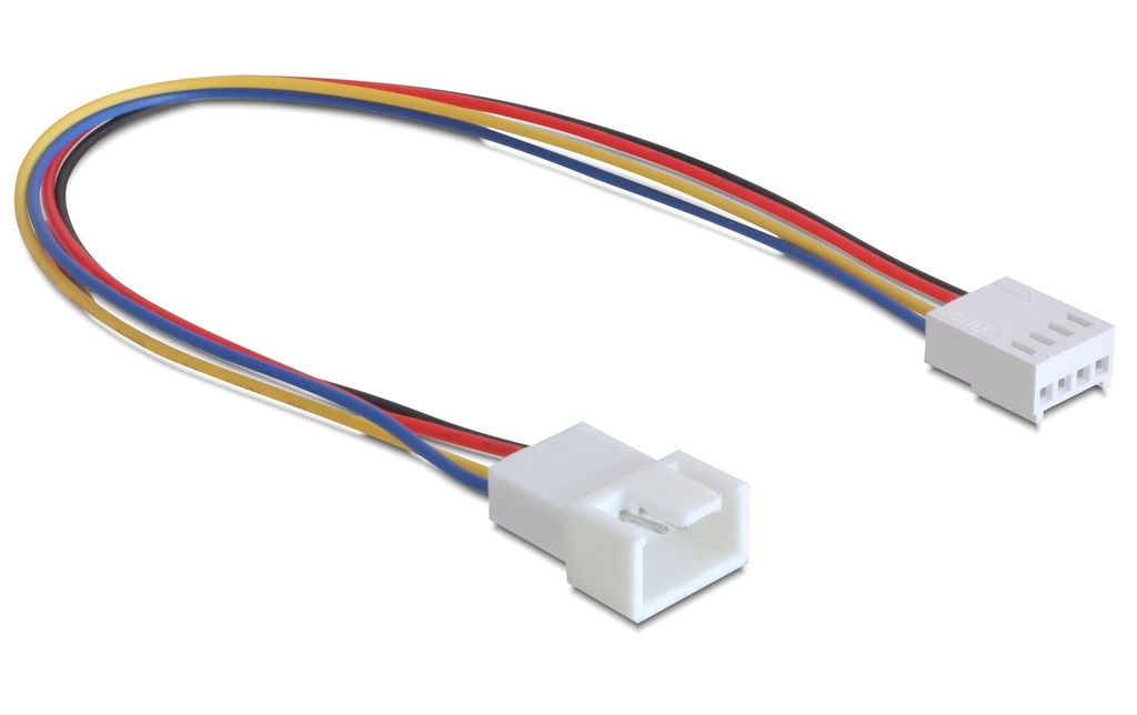 Delock Câble électrique de prolongation 4Pin PWM pour processeur et ventilateur de boîtier