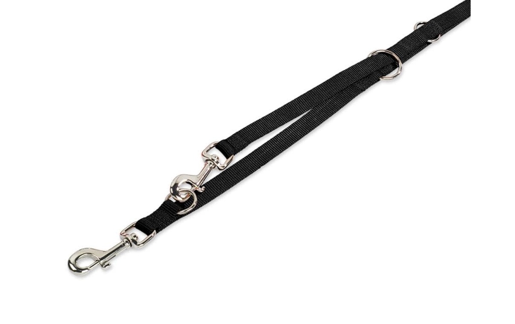 Nobby Laisse de chien Classic M, 2 m, 20 mm, noir