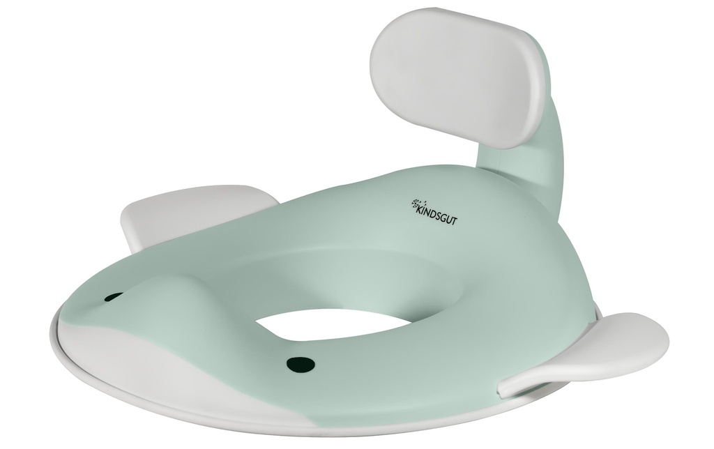 Kindsgut Siège de toilette Baleine Aigue-marine
