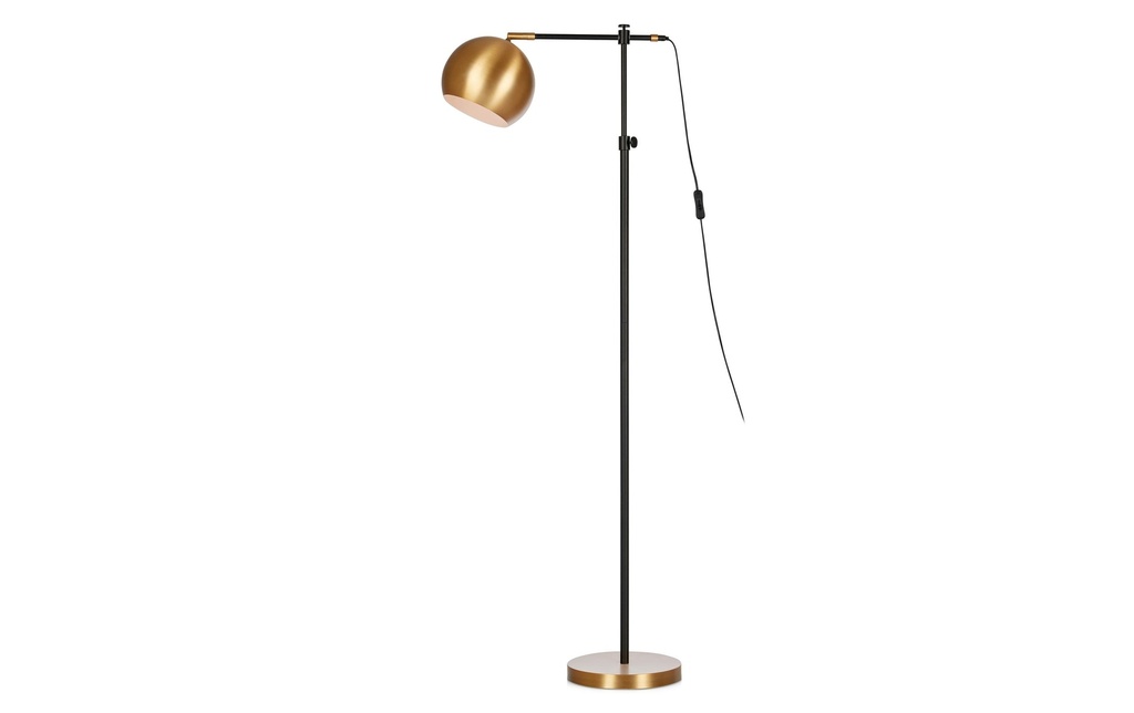 Markslöjd Lampe sur pied Chester, E27, max. 40W, noir/bronze