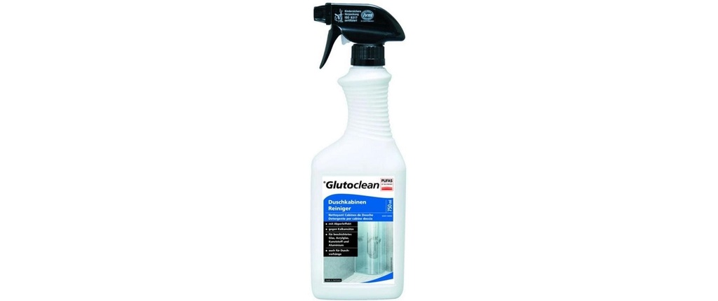 Glutoclean Nettoyant pour cabines de douche 0.75 l