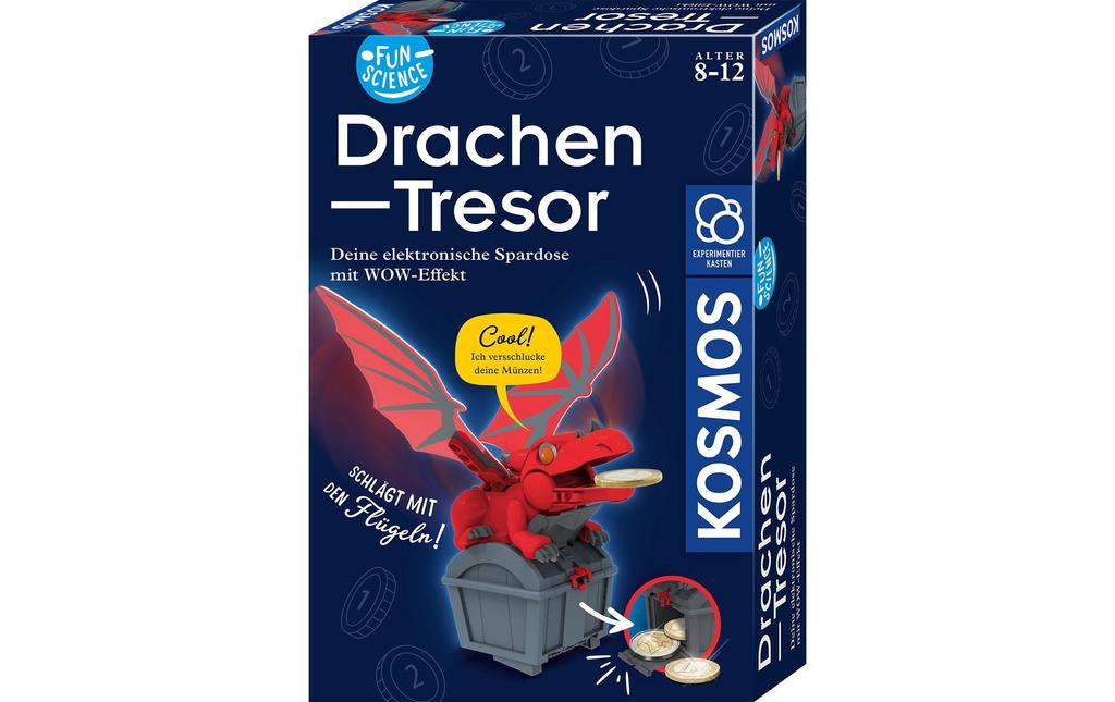 Kosmos Boîtes d’expérimentation Fun Science Coffre-fort de dragon