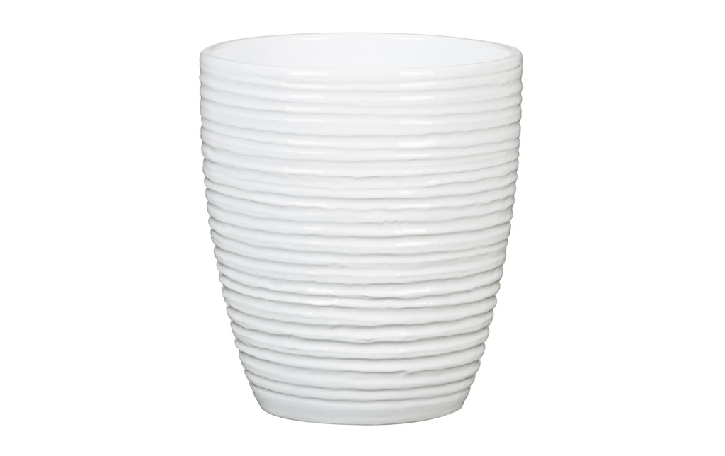 scheurich Pot de fleur Alaska 12.6 cm, blanc