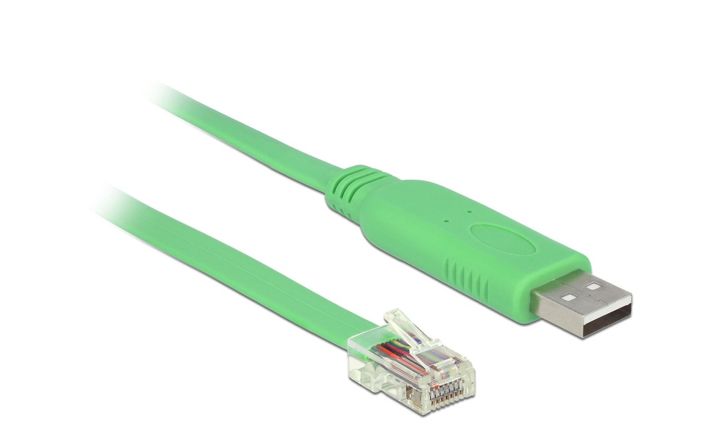 Delock Câble de console USB - RJ-45 RS232, compatible Cisco 1,8m