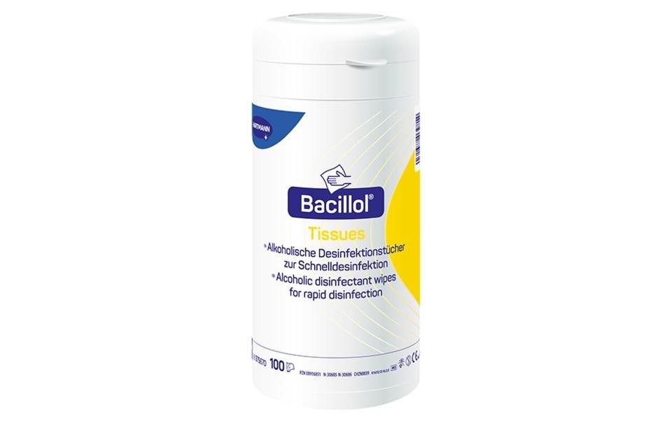 BACILLOL Lingettes désinf.bte distrib. (100 pces)