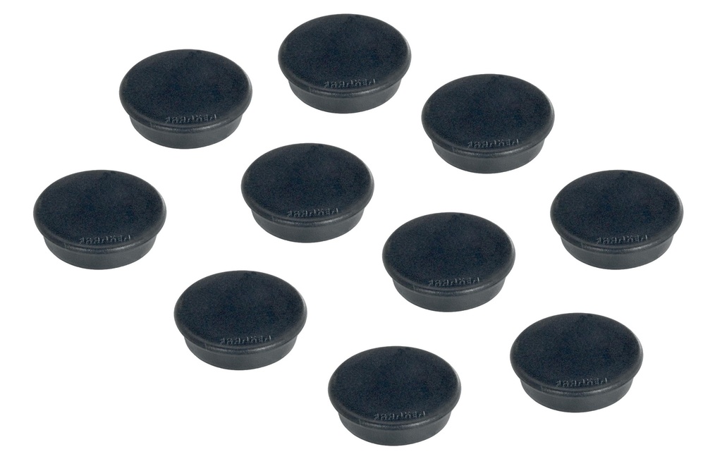 Franken Aimant Ø 38 mm, 2.5 kg, 10 Pièce/s, Noir